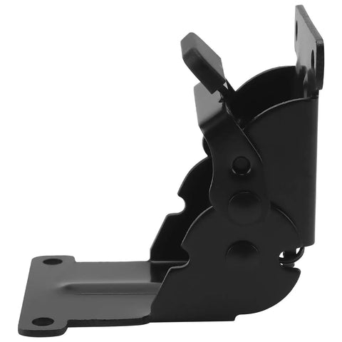 Built Tough 15 Pack Folding Hinges Self Locking Brackets With All Screws Quick Zero To Ninety To One Eighty Setup Cold Rolled Steel side profile.