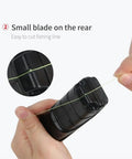 Close-up of Electric Fishing Rope Stripper For Battery Powered Baitcasting Reels showing small rear blade for cutting line.