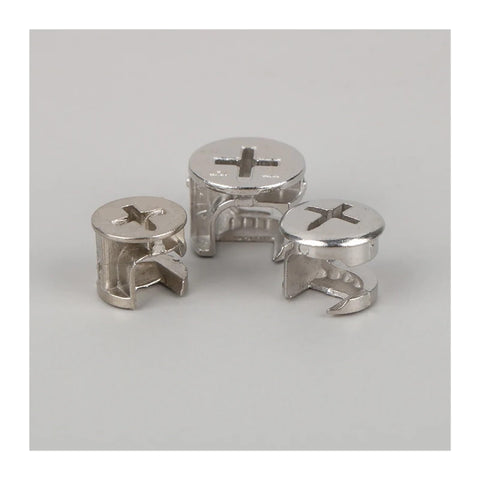 10 Piece Thickened Three In One Connector Eccentric Wheel Set For Furniture Hardware In Diameters 15mm 12mm And 10mm Zinc Alloy Durable Fittings