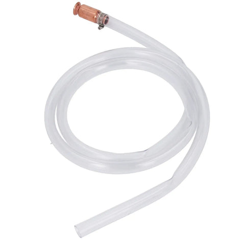 Hand Siphon Pump For Gas Water And Fuel Transfer With Siphon Hose For Car Boat Aquarium Bathtub And Fish Tank Use PVC Vibration Siphon Design For Quick Mess Free Filling, clear PVC hose coiled with clamp
