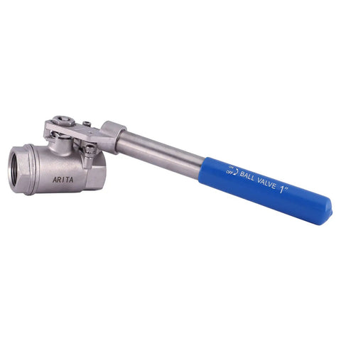Spring Return Deadman Handle Ball Valve 1 Inch Stainless Steel 304 Full Port 1500 PSI For Water Oil And Gas Female NPT Industrial