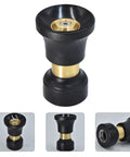Hella Slick High Performance Water Sprinkler Head with Zinc Alloy Nozzle in black, heavy duty garden irrigation tool.