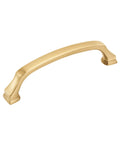 Champagne Bronze Revitalize Cabinet Pull 5-1/16 Inch Center to Center Drawer Pull for Cabinets and Furniture Traditional Style