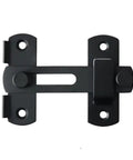 Heavy Duty Stainless Steel Sliding Bolt Door Latch Featuring Smooth Auto Return Flip Lock For Tough Patio Barn Gate large size garage shed front view