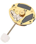 Gold Precision Quartz Movement Replacement Kit With Gear Set For Watch Repair No Battery Needed Compact Portable Easy To Install