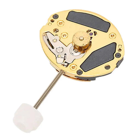 Gold Precision Quartz Movement Replacement Kit With Gear Set For Watch Repair No Battery Needed Compact Portable Easy To Install