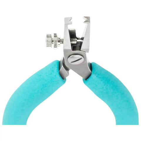 Fine Adjustable Wire Stripper For 18 To 30 AWG With Side Cutting Blade And Replaceable Cutting Edge 4.75 Inch