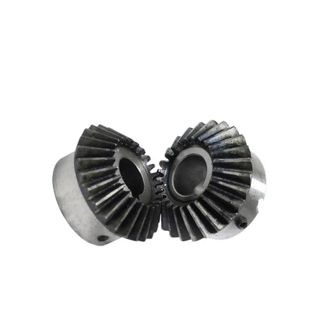 Beefy Heavy Duty Steel Pinion Gear Set 2 Module 15 Tooth Bevel Gear With Keyway 1 to 1 For 90 Degree Power Transmission In 45 Steel