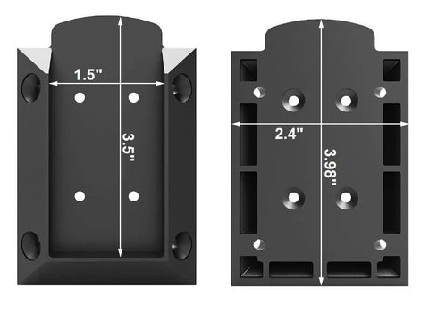 Deck Railing Brackets Set With 20 Heavy Duty Dope Connectors And 160 Rust Free Screws For 1.5x3.5 Inch Posts Adjustable Angles For 2x4 Rails KF4013 For Quick Easy Install