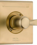 Dryden Monitor 14 Series Valve Trim Only Champagne Bronze For Shower Faucets ADA Compliant Modern Art Deco Style