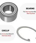 Built Tough Smooth Rolling Heavy Duty Rear Wheel Bearing Hub Assembly Kit For Polaris Atv Utv Sportsman Ranger Rzr Ace Xplorer Worker 40X74X40 Mm showing bearing and circlip details.
