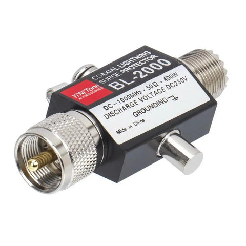 UHF Coaxial Beefed-Up Lightning Surge Arrester For Antennas 0-2500 MHz 50 Ohm Lightning Protector with PL259 connectors