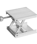 Top Notch Aluminum Alloy Leveling Machine For Industrial Lifting Stand with adjustable scissor lift design in compact size.
