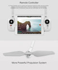 Remote controller and propeller of GPS Drone With 4K UHD Camera For Adults FPV Quadcopter Auto Return Home Headless Mode Follow Me Tap Fly