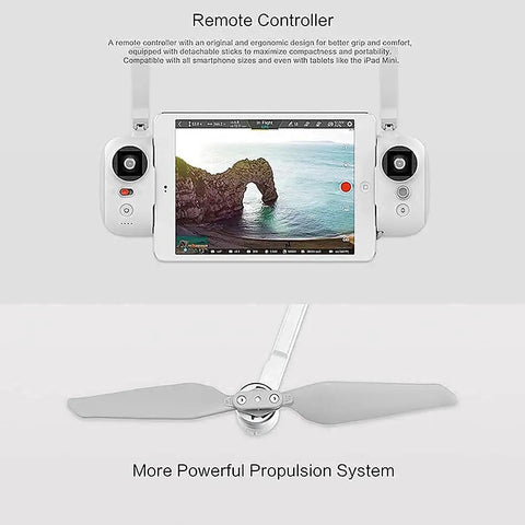 Remote controller and propeller of GPS Drone With 4K UHD Camera For Adults FPV Quadcopter Auto Return Home Headless Mode Follow Me Tap Fly