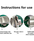 Instructions for Low Speed Water Turbine Generator For Outdoor Renewable Energy Durable Steel Waterwheel