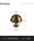 Antique Brass Cabinet Knob Set For Wardrobe Doors And Shoe Cabinets Solid Alloy Drawer Pulls In Bronze Copper Finish 29mm diameter knob