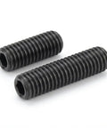 Rock Solid 5/16-18 X 1/2 Inch Set Screws 30 Pack Black Oxide 304 Stainless Steel Fasteners hex head, internal cup point design.