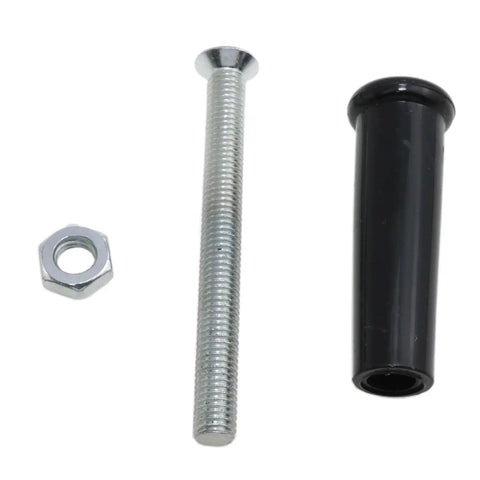 Revolving Trailer Jack Handle Lathe Crank Grip with M10 Threaded Handwheel Nut and Handle, Durable Bakelite Construction, Rust Resistant
