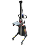 Heavy Duty Powered V Block Work Positioner Truck Smooth Operator Rig With Remote Control Lightweight Mobile Shop Gear, steel frame.