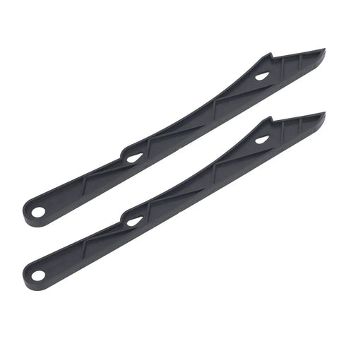 Ergonomic Push Stick For Table Saw, Band Saw, And Miter Saw For Safe, Precise Cuts With High Visibility, shown in black.