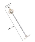 4 Pack Cabinet Door Hinges Flap Stay Dampers Soft Close Lid Supports silver metal hinge dimensions