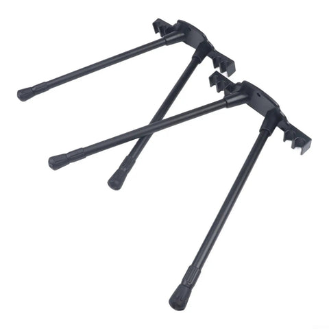 Retractable Folding Table Legs For Camping And Outdoor Dining Heavy Duty Metal Black Support With Stable Nylon Connector