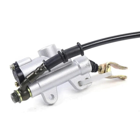 Rear Axle Kit For Go Kart And ATV Quad With 740mm Live Axle, Brake Assembly And Pillow Blocks, master cylinder close-up