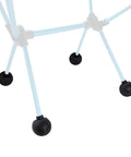 Chair legs with 17mm Anti Sink Rubber Ball Feet For Camping And Folding Chairs, shown on bright background