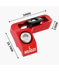 Universal Shift Brake Lever Adapter With Integrated Shifter Brakes Mount For Gravel MTB And E Bikes, red CNC aluminum