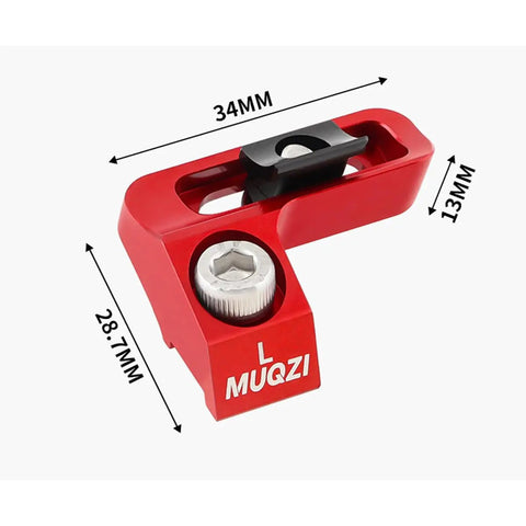 Universal Shift Brake Lever Adapter With Integrated Shifter Brakes Mount For Gravel MTB And E Bikes, red CNC aluminum