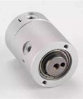 Pneumatic High Speed Rotary Joint With 360 Degree Slip Ring Multi Passage Rotary Union MQR2 To 4 M5 Standard Interface For Fast No Twist Air Lines In Pneumatic Systems, silver metal body