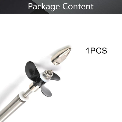RC Boat Drive Shaft Kit With Propeller And Universal Joint, 100mm Shaft, 50mm Sleeve, 36mm Propeller