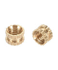 30Pcs M3 Brass Knurled Threaded Insert Nuts For Plastic And Lightweight Metal Projects, Easy Ultrasonic Or Heat Install