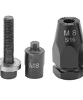 Heavy Duty Pneumatic Rivnut Head For M5 M6 M8 M10 Rivnut Tools Pull Setter Air Rivet Nut Head Replacement Part For Pneumatic Riveters M8 size