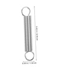 Heavy Duty Micro Tiller Extension Spring Kit With 2 Pcs Compressed Springs Robust Design Fits Multiple Brands Easy Upgrade For Farming And Gardening Tasks Made To Last, steel spring 3.42 in