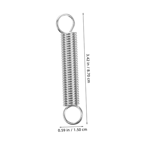 Heavy Duty Micro Tiller Extension Spring Kit With 2 Pcs Compressed Springs Robust Design Fits Multiple Brands Easy Upgrade For Farming And Gardening Tasks Made To Last, steel spring 3.42 in
