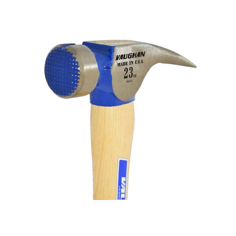 California Framer Hammer With 23 Ounce Head Milled Face Curved Hickory Handle Heavy Duty Framing Tool For Pros And DIY Builders Made In USA