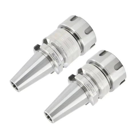 Pro Grade CNC Lathe Tool Holder With 0.002 Inch Precision Chuck For BT30 BT35 BT40 ER11 ER16 ER20 ER25 ER32 Collets Perfect For High Speed Machining And Accurate Tooling Model BT30 ER32-100 high precision metal tool holders in pair.