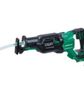 Cordless Reciprocating Saw With 36V MultiVolt, 4-Stage Speed Selector, UVP technology, and green handle, tool body only