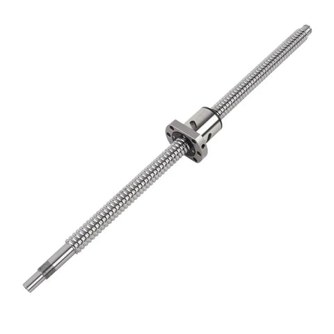 C5 Lead Screw Kit For SFA2010 RM2010 Ball Screw System With Ballnut Nut Housing End Support And Coupler Customizable Size 400mm Length For CNC DIY Projects And Precise Motion Control, 400mm steel lead screw with ball nut and support