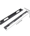 Beefy Underbody Truck Tool Box Mounting Bracket Kit With Screws For Trailer Underbody Boxes Rugged Heavy Duty Mounting System