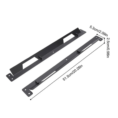 Beefy Underbody Truck Tool Box Mounting Bracket Kit With Screws For Trailer Underbody Boxes Rugged Heavy Duty Mounting System