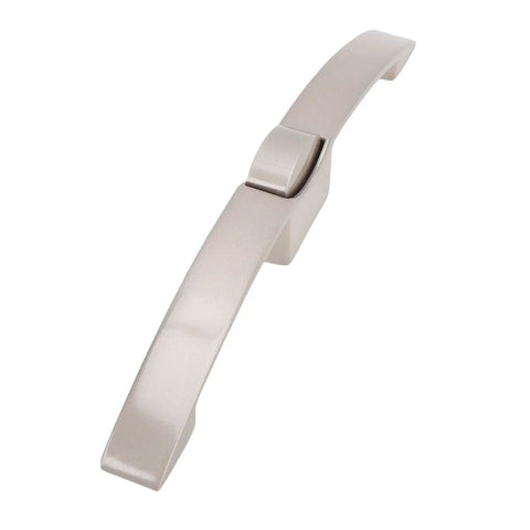 2 Pack Push Button Latch Pull Handle Pearl Nickel Multipurpose RV Cupboard Lock Drawer Knob with 160mm Hole Distance