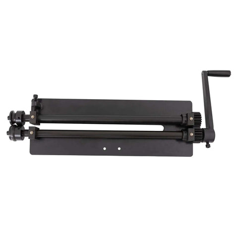Bead Roller Machine With Six Die Set For Sheet Metal 18 Inch Throat 1.2mm Capacity showing front view with cranking handle