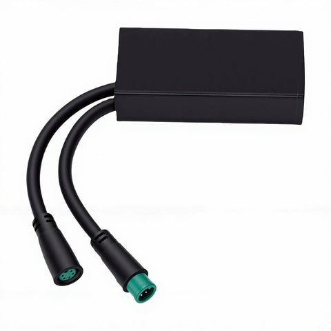 Rubber Speed Controller For Electric Scooters With Shockproof Ride Monitor Plug And Play Replacement Part For MI4 Lite Ultra And MI3 Lite Users Easy Install Durable And Reliable Performance, showing dual plug connectors
