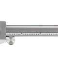 6 Inch Dial Caliper With 0.001 Inch Resolution Black Face Red Needle Stainless Steel Satin Chrome Finish Measures Inside Outside Depth In A Fitted Box