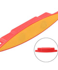 Magnetic Stud Finder for Drywall - Powerful Metal Detector Locates Nails Screws Wood Studs Beam Joist - Wall Scanner Tool for Renovations 5.5 Inch Yellow(A) red and yellow design showing details from the top view.
