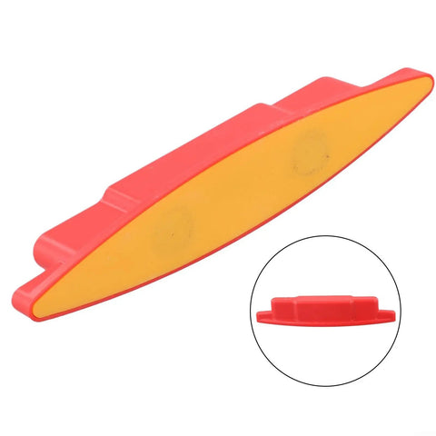 Magnetic Stud Finder for Drywall - Powerful Metal Detector Locates Nails Screws Wood Studs Beam Joist - Wall Scanner Tool for Renovations 5.5 Inch Yellow(A) red and yellow design showing details from the top view.