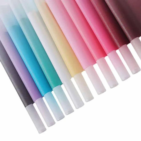 Waterproof Flower Wrapping Paper Set 15 Sheets 22.83 Inch Floral Bouquet Wraps in various colors for DIY crafts and packaging.